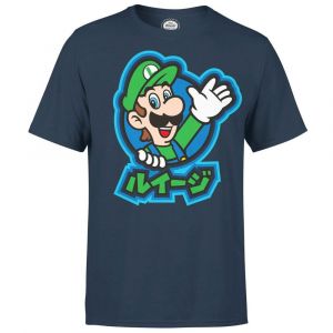 Nintendo Tričko Luigi Kanji Velikost L