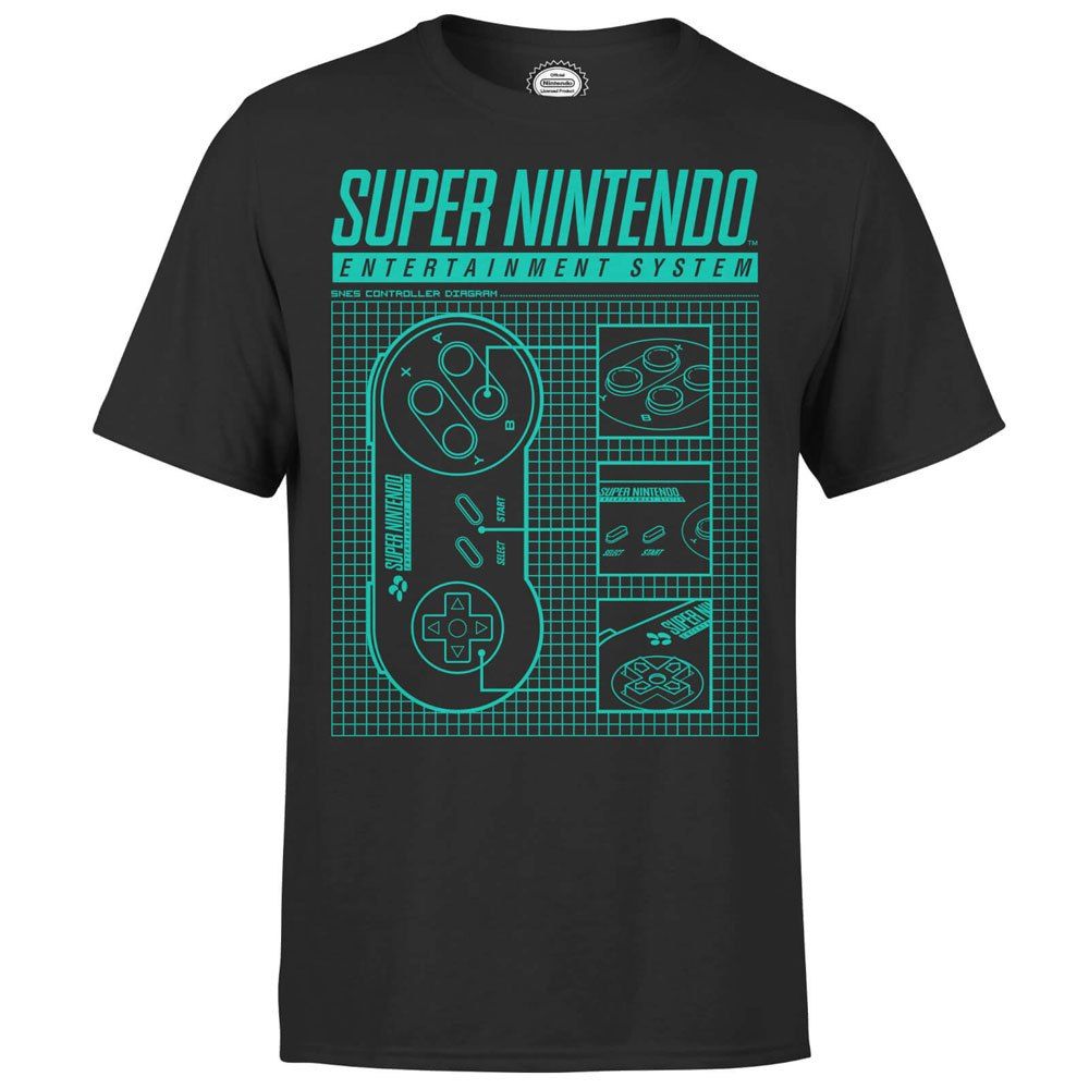 Nintendo Tričko SNES Velikost L THG