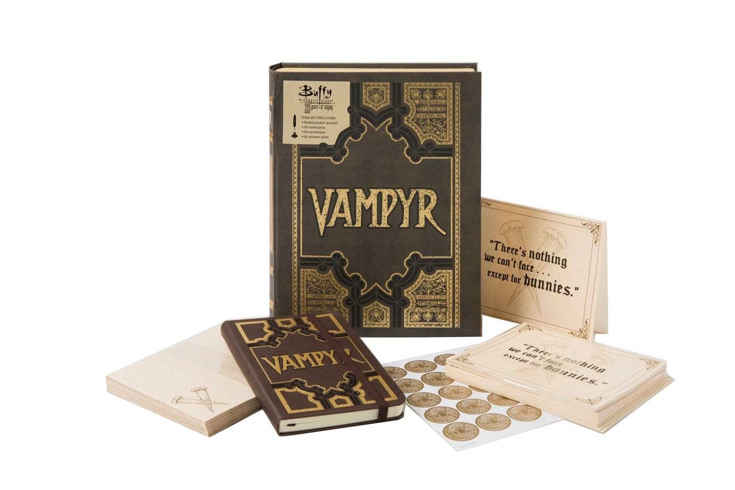 Buffy Deluxe Stationery Set Vampyr Insight Editions