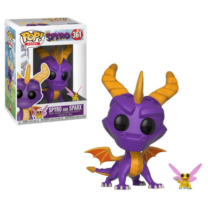 Spyro the Dragon POP! Games Vinyl Figure Spyro & Sparx 9 cm Funko
