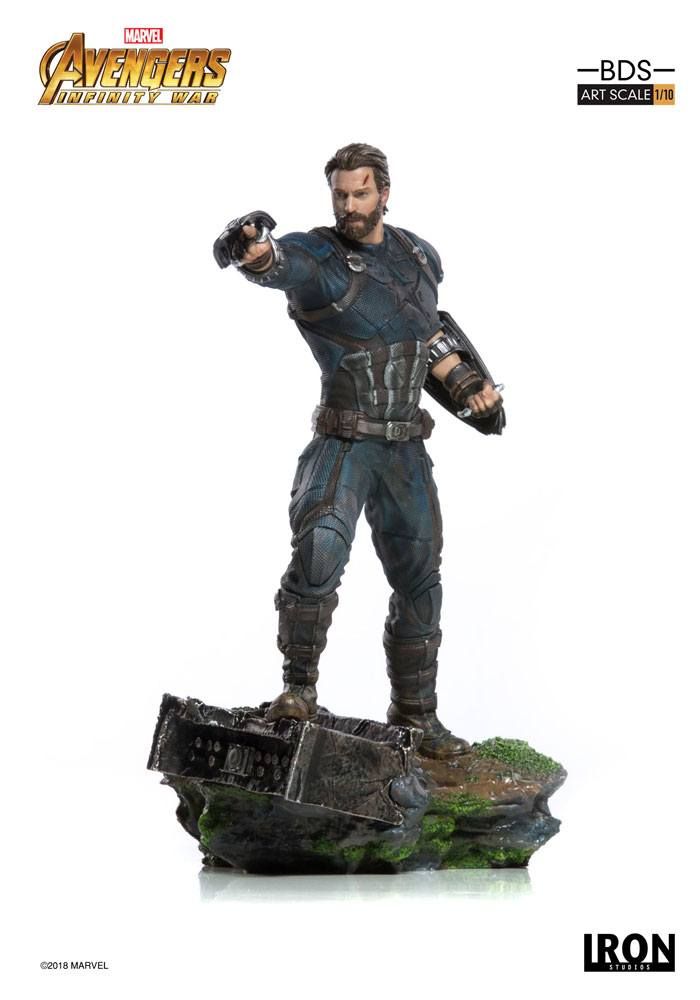 Avengers Infinity War BDS Art Scale Soška 1/10 Captain America 23 cm Iron Studios