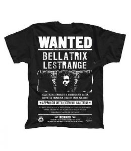 Harry Potter Tričko Wanted Bellatrix Lestrange Velikost L