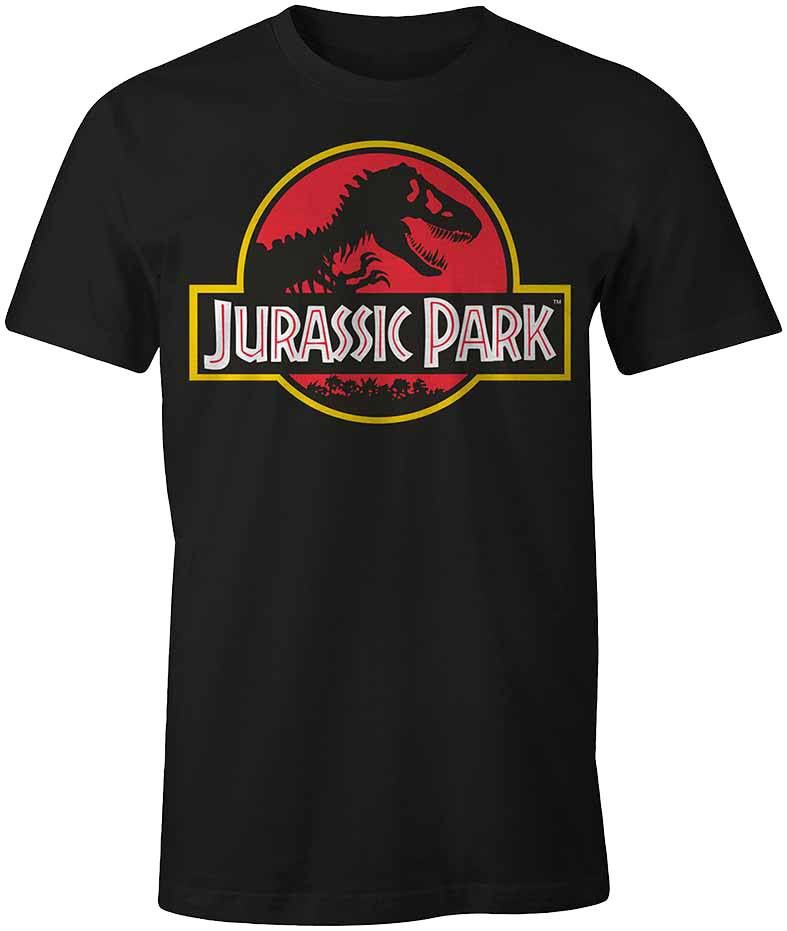 Jurassic Park Tričko Classic Logo Velikost S Cotton Division
