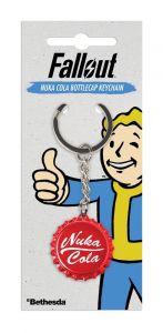 Fallout Metal Keychain Nuka Cola Bottlecap