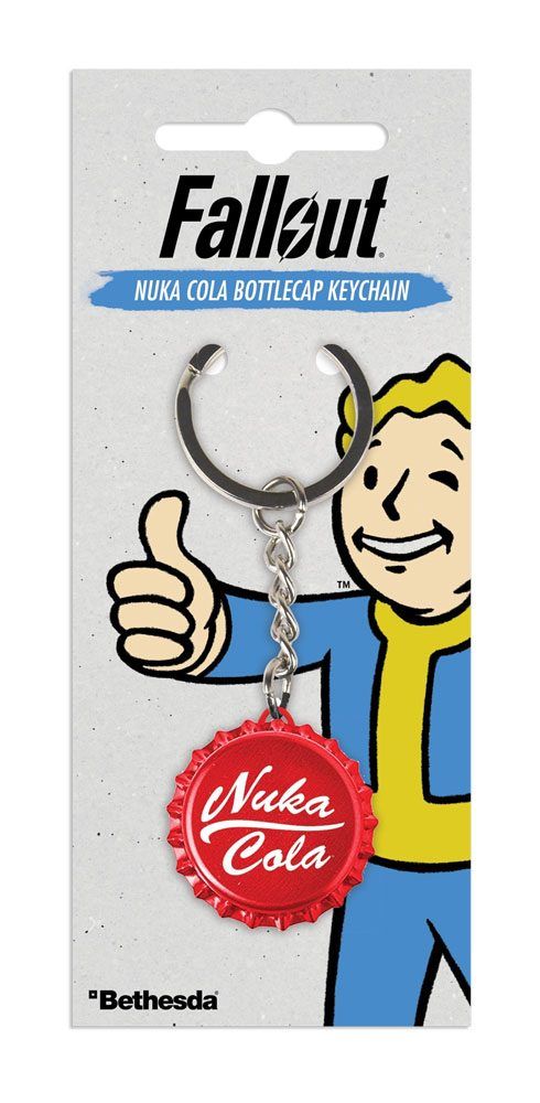 Fallout Metal Keychain Nuka Cola Bottlecap Gaya Entertainment