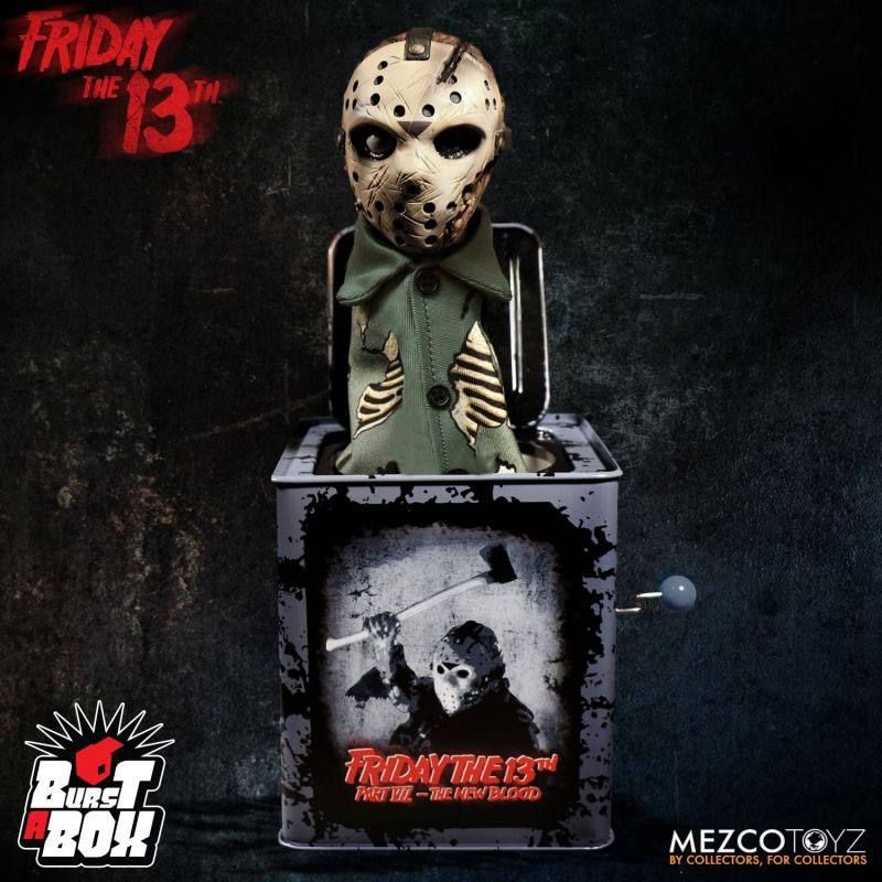 Friday the 13th Burst-A-Box Music Box Jason Voorhees 36 cm Mezco Toys