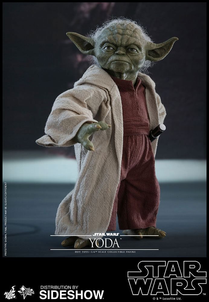 Star Wars Episode II Movie Masterpiece Akční Figure 1/6 Yoda 14 cm Hot Toys