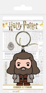Harry Potter Gumový Keychain Chibi Hagrid 6 cm