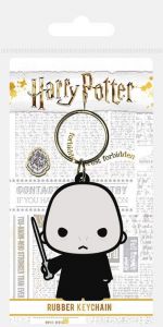 Harry Potter Gumový Keychain Chibi Voldemort 6 cm