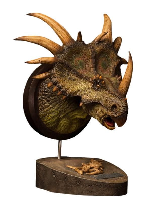 Paleontology World Museum Kolekce Series Bysta Styracosaurus Green Ver. 27 cm Damtoys