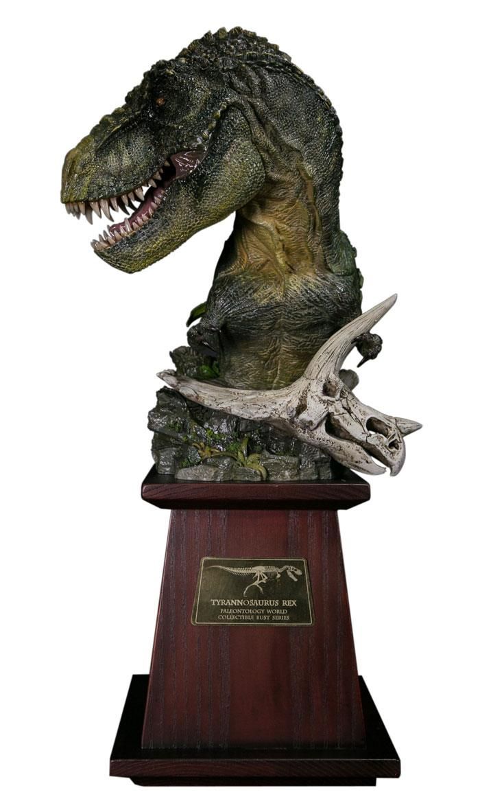 Paleontology World Museum Kolekce Series Bysta Tyrannosaurus Rex Green Ver. 40 cm Damtoys