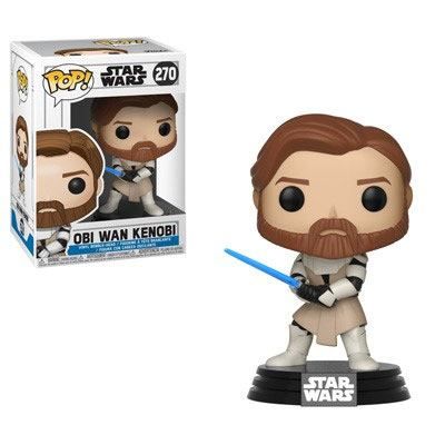 Star Wars Clone Wars POP! Vinyl Bobble-Head Obi Wan Kenobi 9 cm Funko