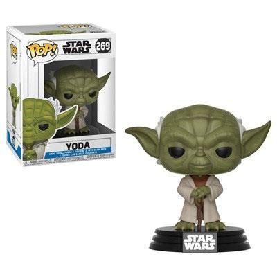 Star Wars Clone Wars POP! Vinyl Bobble-Head Yoda 9 cm Funko