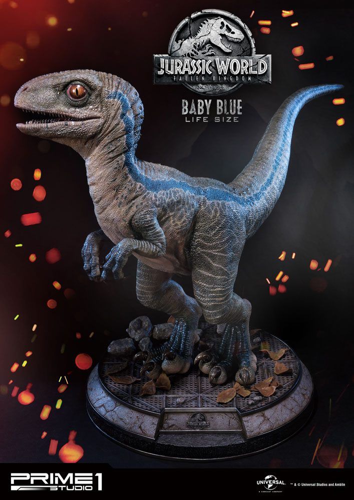 Jurassic World: Fallen Kingdom Životní Velikost Soška Baby Blue 69 cm Prime 1 Studio