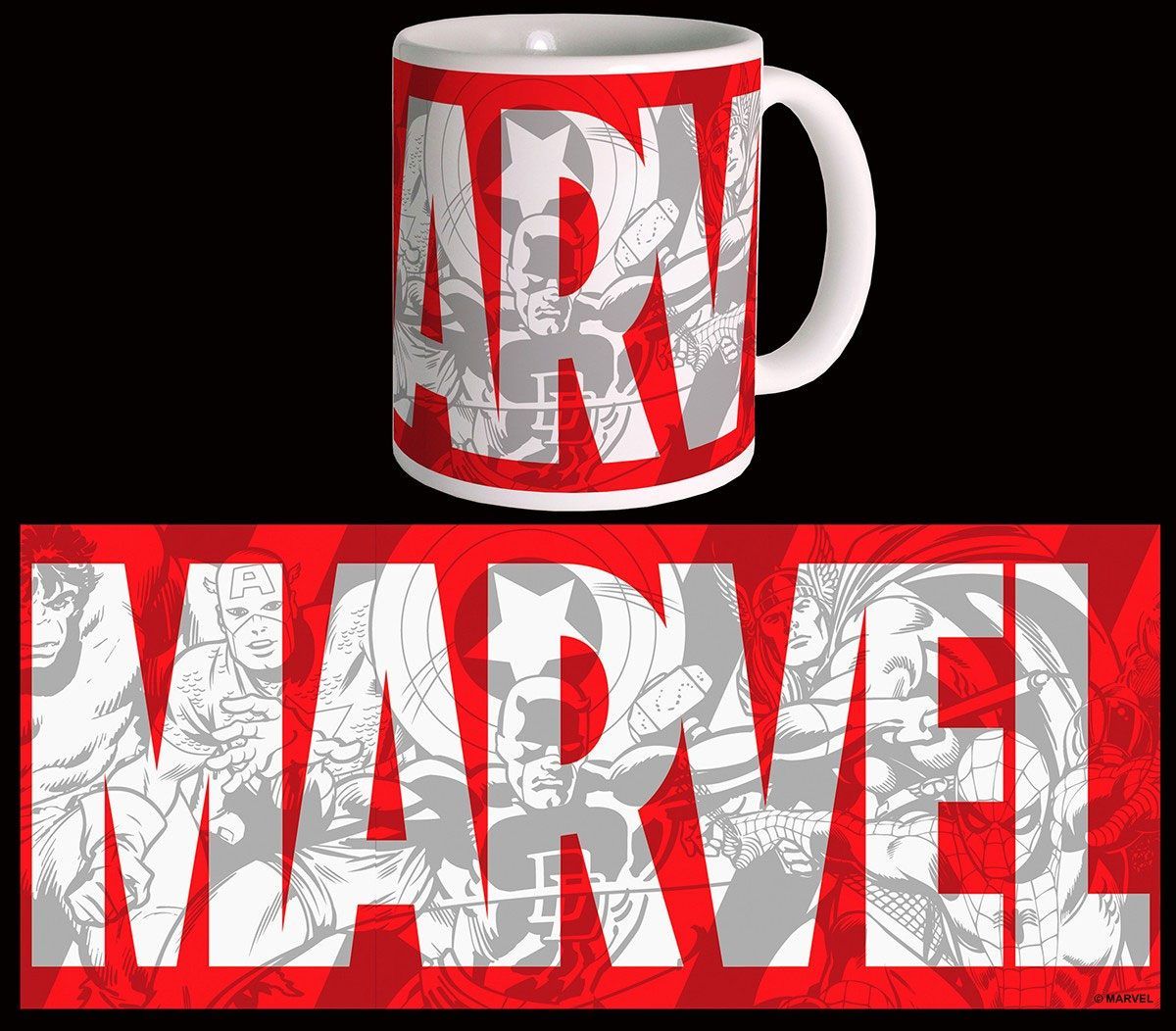 Marvel Comics Hrnek Big Logo Semic
