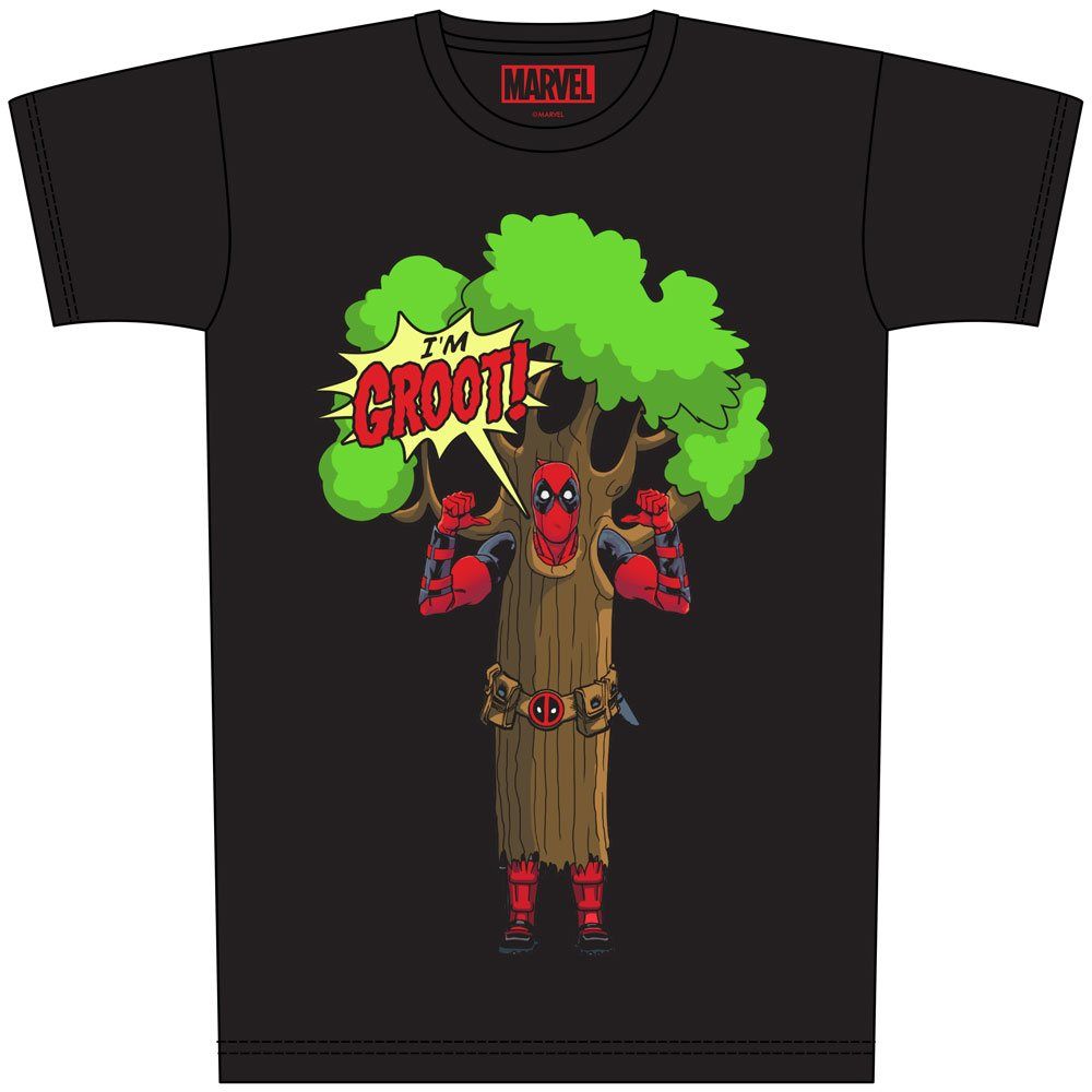 Deadpool Tričko I am Groot Velikost L Indiego