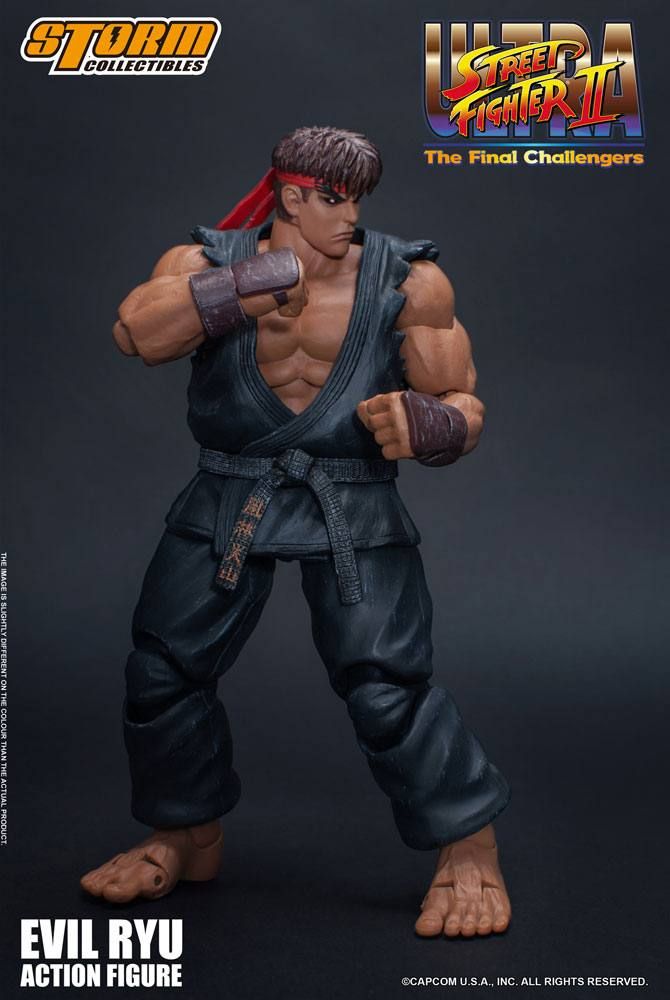 Ultra Street Fighter II: The Final Challengers Akční Figure 1/12 Evil Ryu 15 cm Storm Collectibles