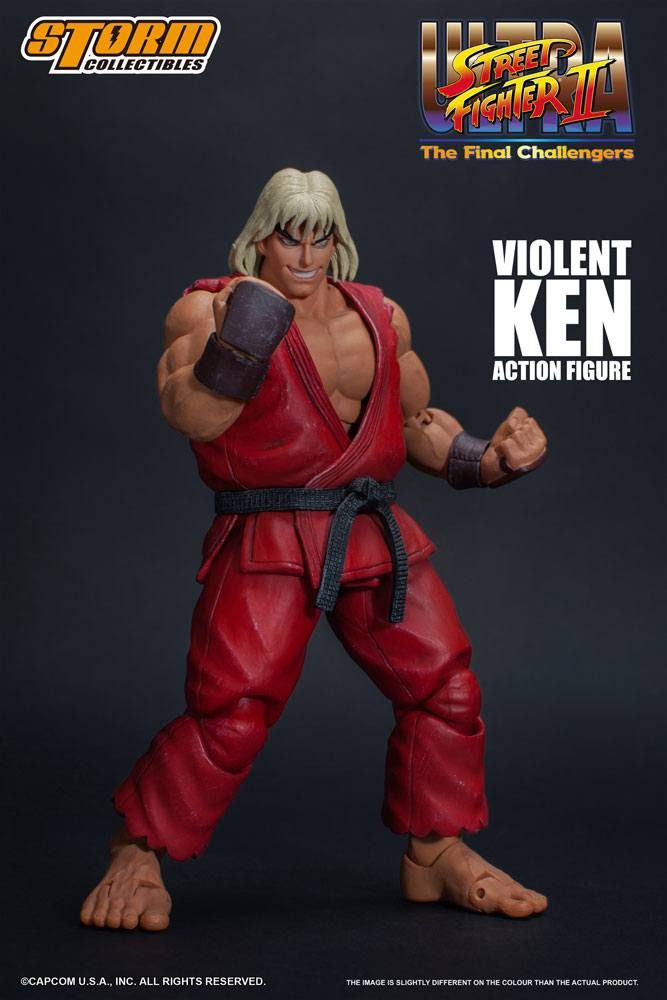 Ultra Street Fighter II: The Final Challengers Akční Figure 1/12 Violent Ken 15 cm Storm Collectibles