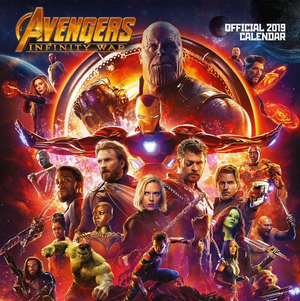 Avengers Infinity War Kalendář 2019 English Verze Danilo