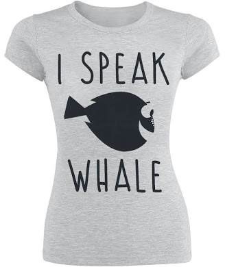 Finding Nemo Dámské Tričko I Speak Whale Velikost XL Indiego