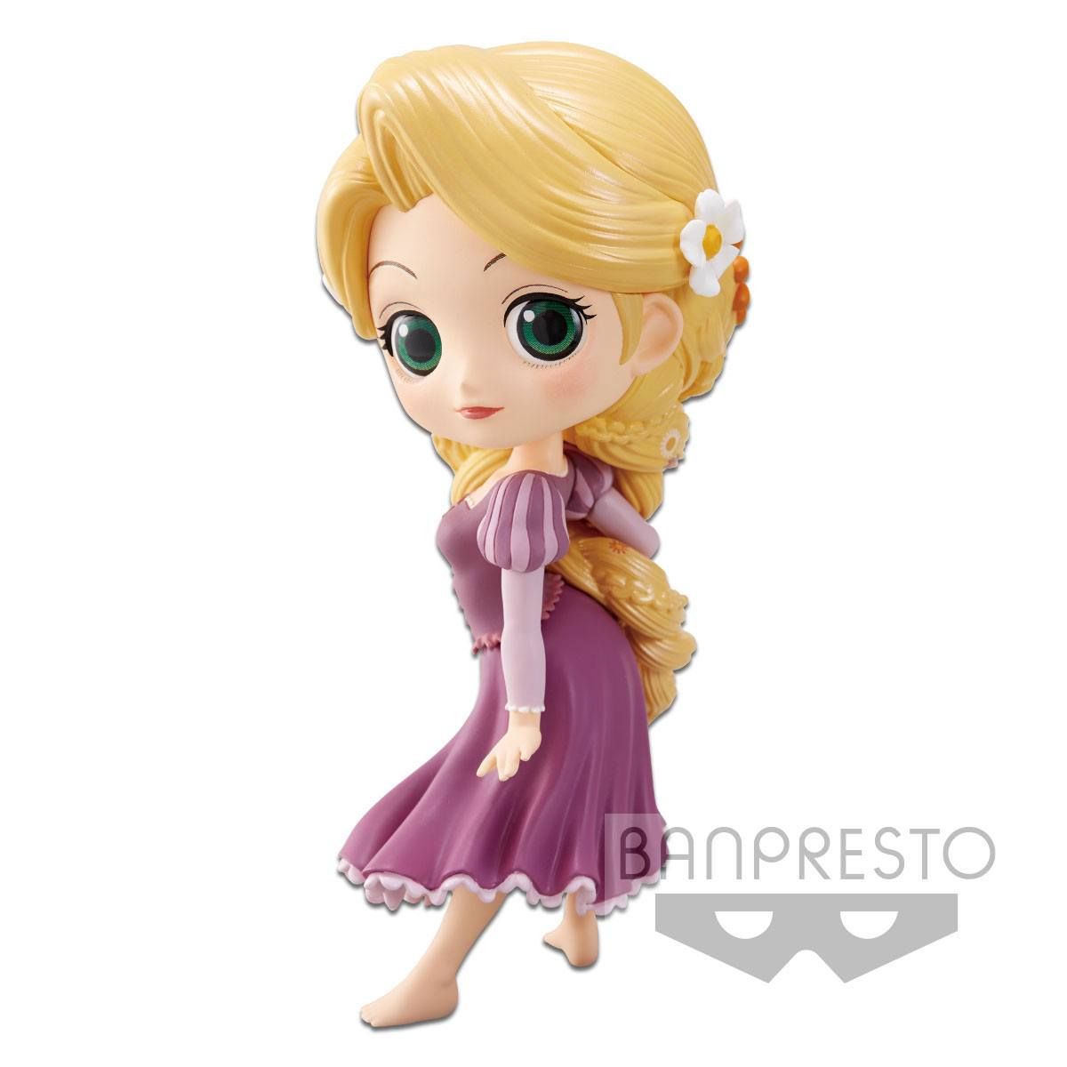 Disney Q Posket Mini Figure Rapunzel A Normal Color Verze 14 cm Banpresto
