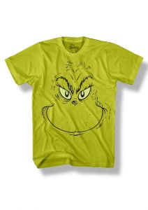 Grinch Tričko Face Green Velikost XL