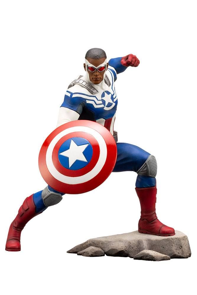 Marvel Comics ARTFX+ PVC Soška 1/10 Captain America (Sam Wilson) 19 cm Kotobukiya