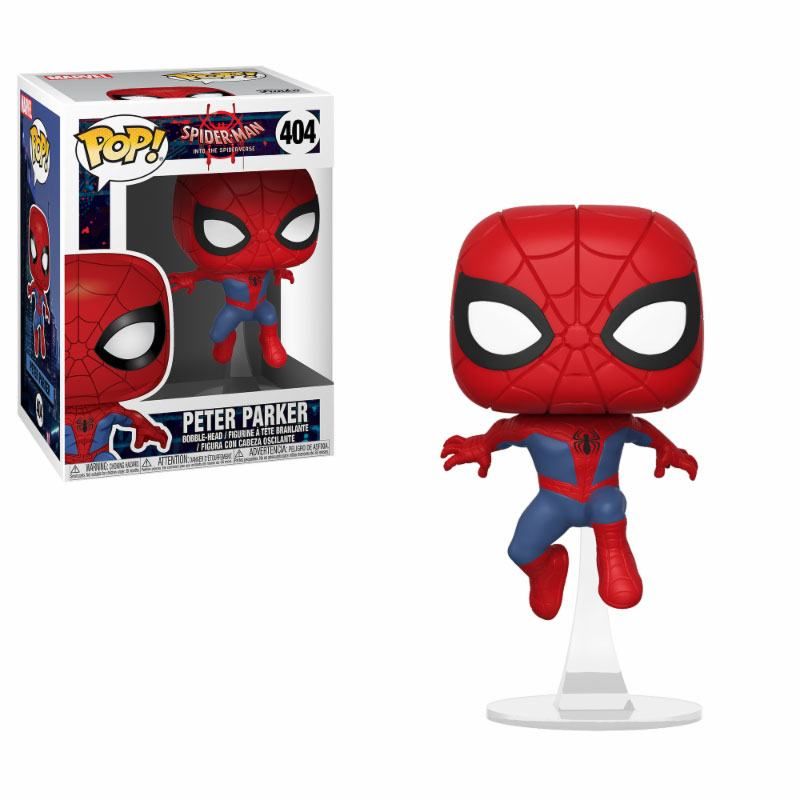 Spider-Man Animated POP! Marvel Vinyl Bobble-Head Peter Parker 9 cm Funko