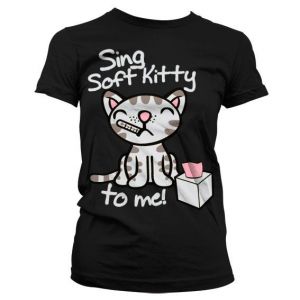 Módní dámské tričko The Big bang Theory Sing Soft Kitty To Me | L, M, S, XL, XXL