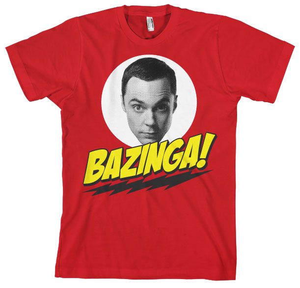 Pánské tričko The Big Bang Theory Bazinga Sheldons Head