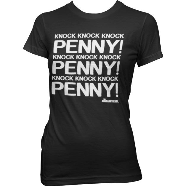 Stylové dámské tričko The Big bang Theory Penny Knock Knock Knock