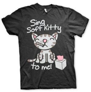 Stylové pánské tričko The Big Bang Theory Sing Soft Kitty To Me | L, M, S, XL, XXL