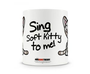 Teorie velkého třesku hrnek na čaj Sing Soft Kitty To Me Licenced