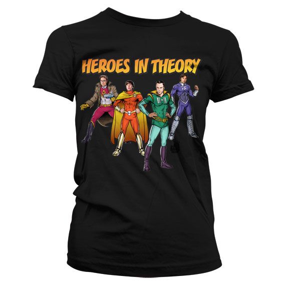 The Big bang Theory dámské tričko s potiskem Heroes In Theory