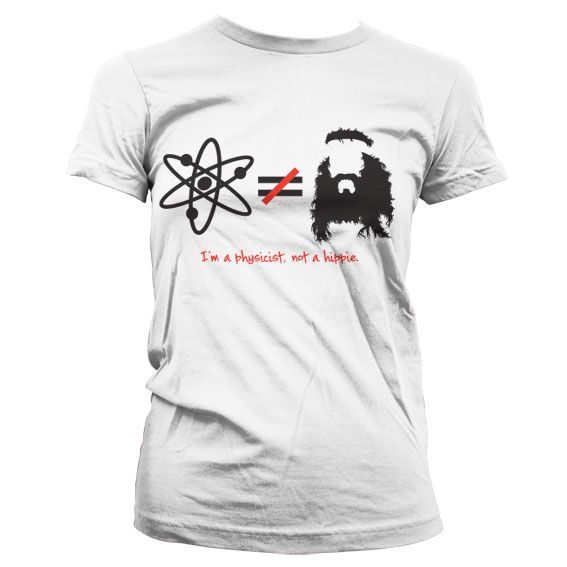 The Big bang Theory dámské tričko s potiskem I´m A Physicist, Not A Hippie