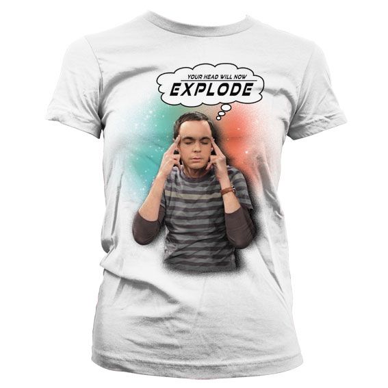 The Big bang Theory dámské tričko s potiskem Sheldon Your Head Will Now Explode