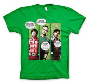 The Big bang Theory pánské tričko s potiskem Superhero Quips | L, M, S, XL, XXL