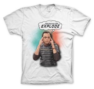 The Big bang Theory stylové pánské tričko Sheldon Your Head Will Now Explode | L, M, S, XL, XXL