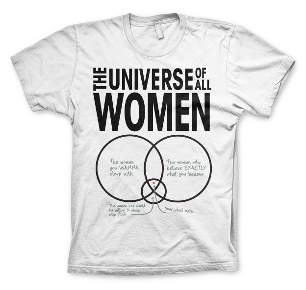 The Big bang Theory stylové pánské tričko The Universe Of All Women