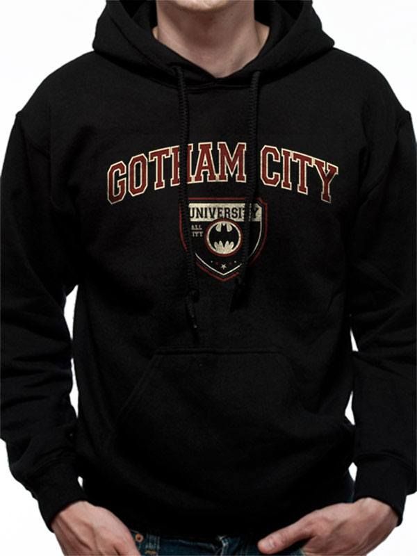 Batman Hooded Mikina Gotham City University Velikost M CID
