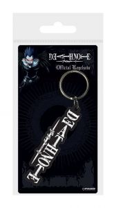 Death Note Gumový Keychain Logo 6 cm