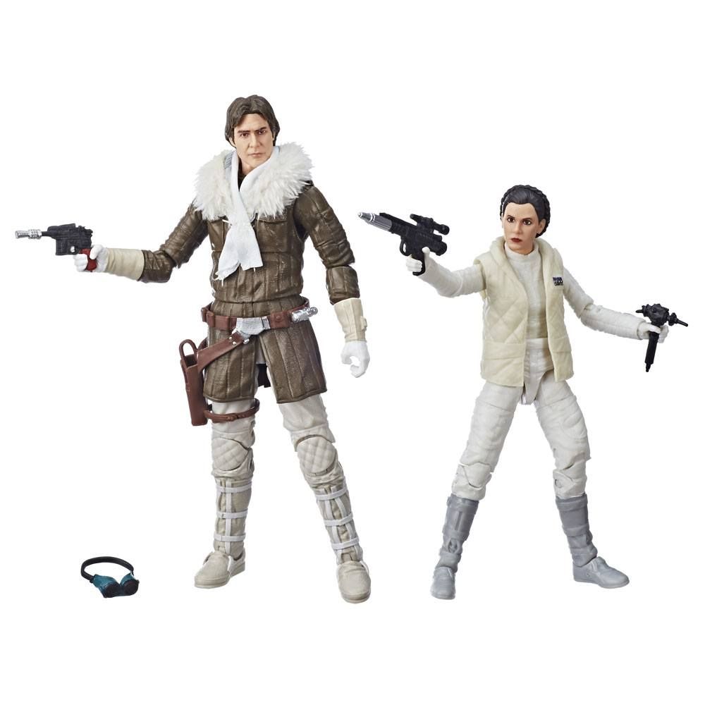 Star Wars Episode V Black Series Akční Figures 2018 Leia & Han (Hoth) Convention Exclusive 15 cm Hasbro