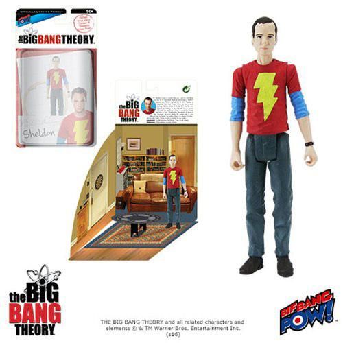 The Big Bang Theory Akční Figures with Diorama Set Sheldon Shazam Shirt 10 cm Bif Bang Pow!