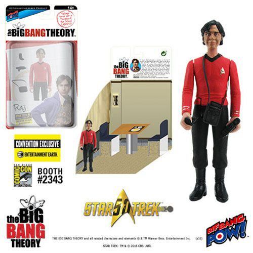 The Big Bang Theory Akční Figures with Diorama Set Raj TOS EE Exclusive 10 cm Bif Bang Pow!