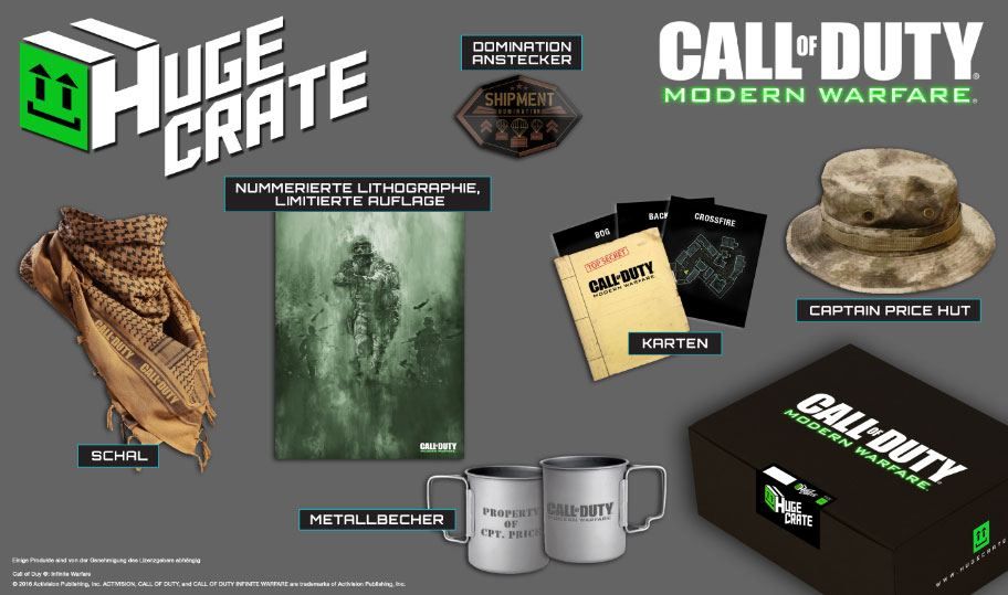 Call of Duty Modern Warfare Huge Crate Fan Box Other