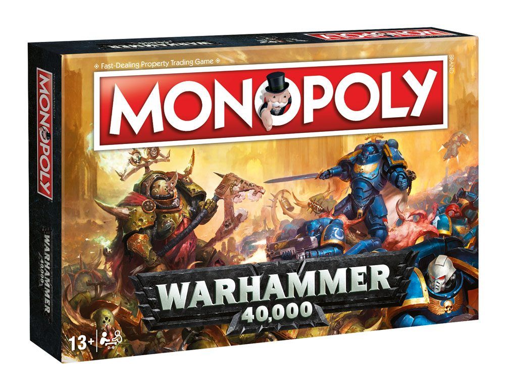 Warhammer 40,000 Board Game Monopoly Anglická Verze Winning Moves