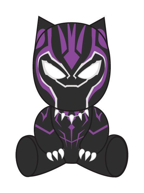 Avengers Infinity War Phunny Plyšák Figure Black Panther 18 cm Kidrobot