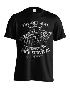 Game Of Thrones Tričko Lone Wolf Velikost XL