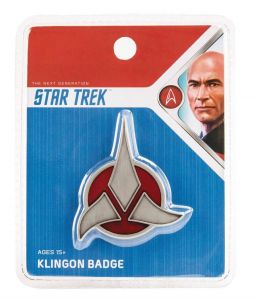 Star Trek Replika 1/1 Magnetic Klingon Emblem Odznak