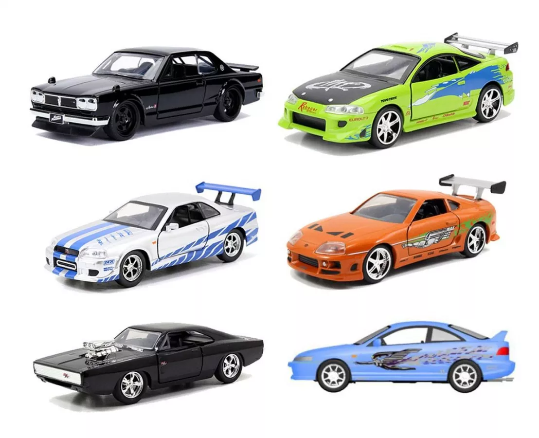 Fast & Furious Kov. Models 1/32 Display B (6) Jada Toys